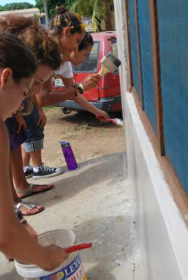 Painting at Osu Children's Home.
